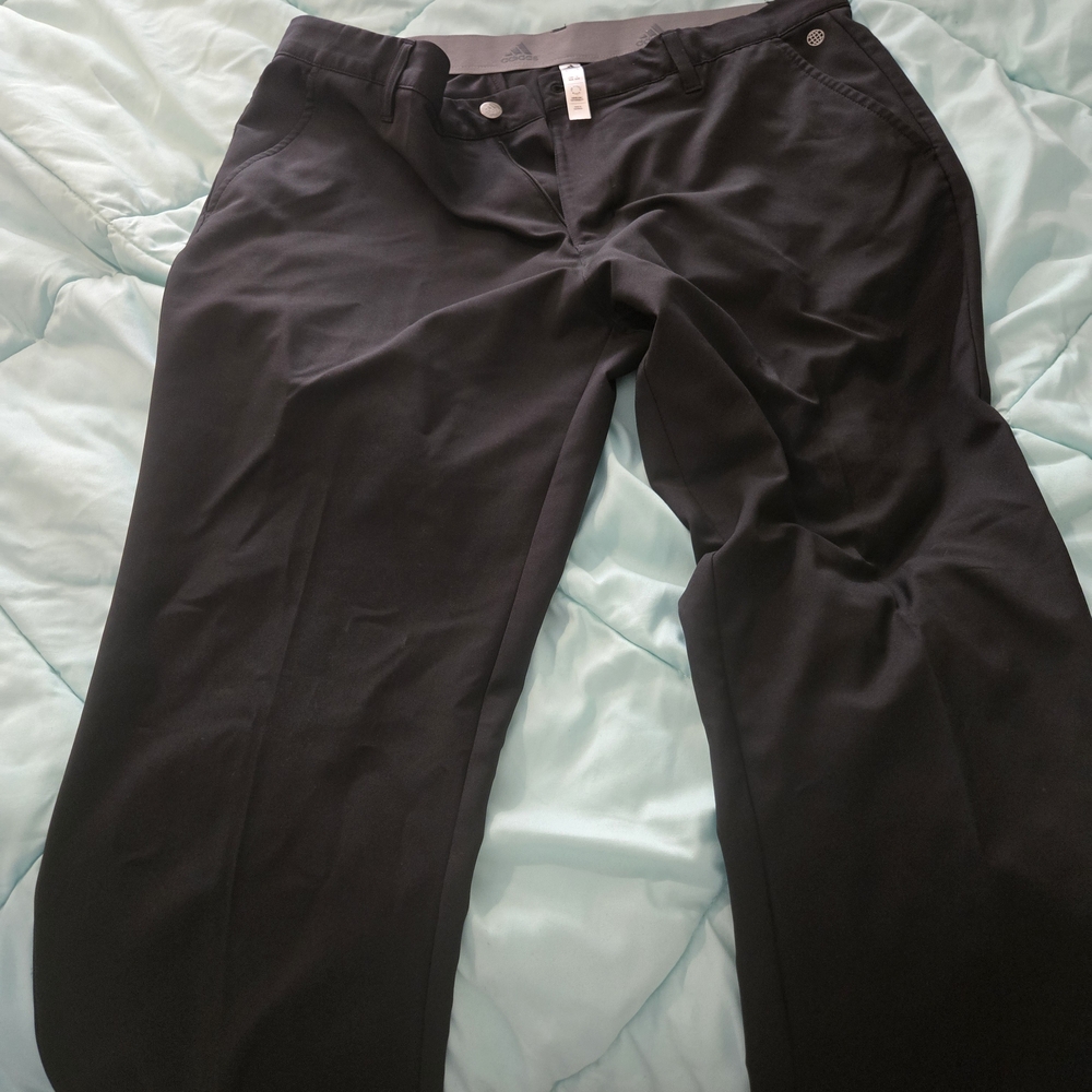 adidas Men's Black Chinos